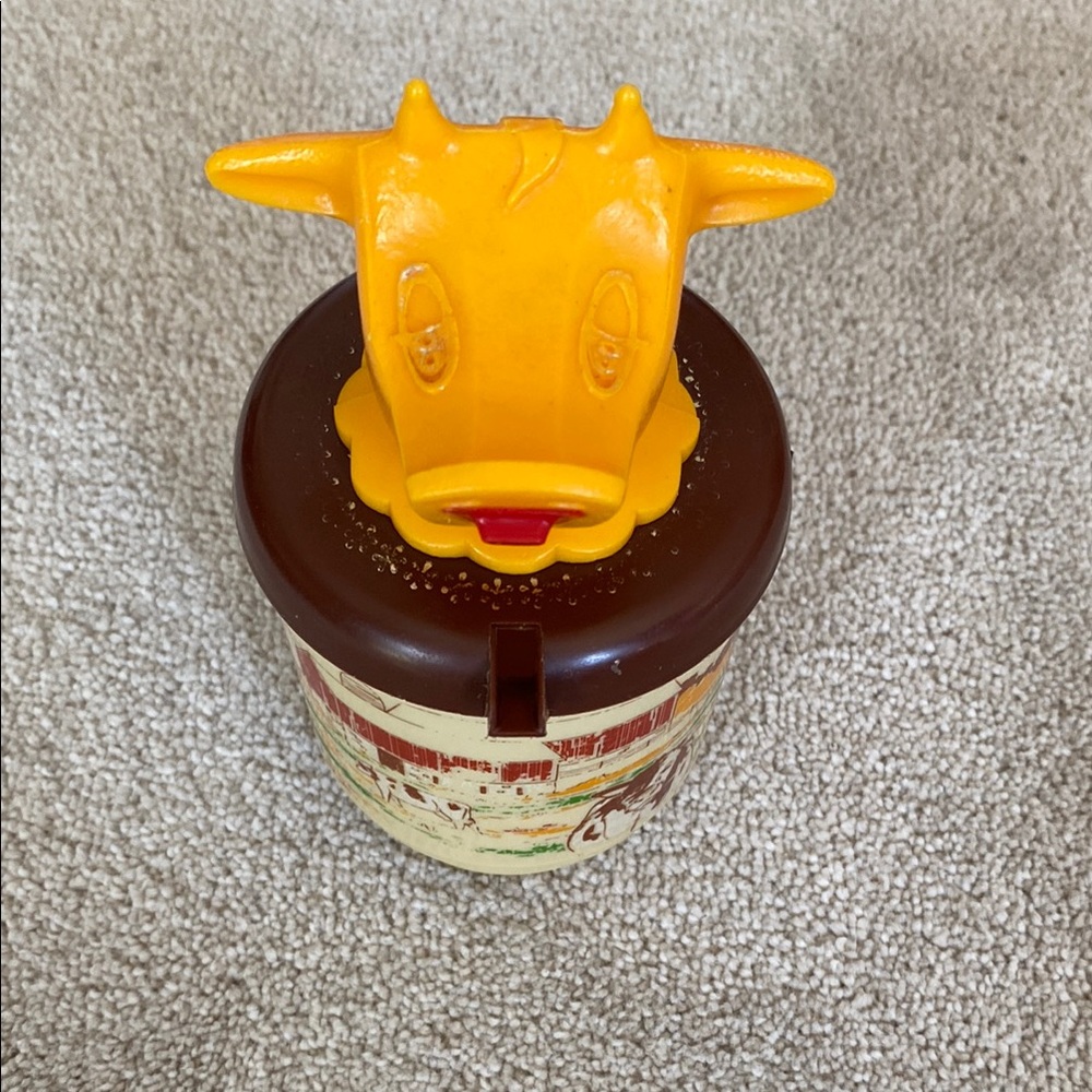 Vintage 1970's Moo Cow Coffee Creamer Cup Whirley Industries
